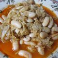 Fabes con repollo