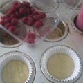 MAGDALENAS O MUFFINS  DE YOGUR Y FRAMBUESAS