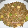 Ensalada de lentejas con manzana