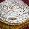 Tarta de crema de limón y merengue