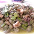 HABAS TIERNAS CON CALAMAR
