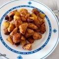 Pollo al ajillo con limón