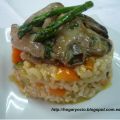 TIMBAL DE SETAS Y ARROZ INTEGRAL