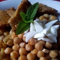 Garbanzos con bacalao