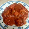 Bacalado frito con tomate