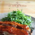 Costillas de cerdo con salsa barbacoa