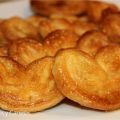 Palmeritas de hojaldre con miel