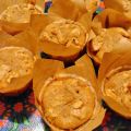 Muffins veganos de naranja y nueces