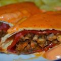Rollitos de tortilla rellenos