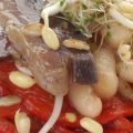 Ensalada de alubias blancas con pato