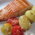 Salmón a la plancha