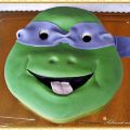 Tarta fondant tortuga Ninja