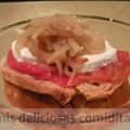PINCHO DE PIMIENTOS ASADOS, QUESO DE CABRA Y[...]