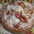 CLAFOUTIS DE NISPERO Y CEREZAS