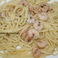 TALLARINES (ESPAGUETIS NO) CON GAMBAS