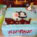 Tarta barco pirata