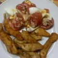 barritas de pollo con ensalada ( muy fácil y[...]