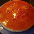 TARTA DE QUESO Y MERMELADA sin  horno