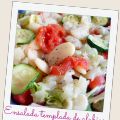 Ensalada templada de alubias blancas
