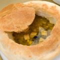 Sopa de trufa con hojaldre