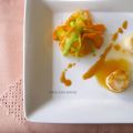 VIEIRAS EN SALSA DE CARAMELO Y NARANJA