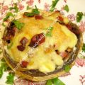 Champiñones rellenos con jamón serrano