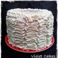 Tarta de fresa y chocolate blanco