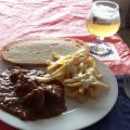 Stoofvlees met frietjes ( receta belga)