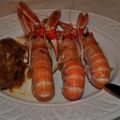 Cigalas encebolladas