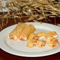 Rollitos de tortitas de trigo con tomate[...]