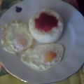 arroz con tomate y huevos fritos