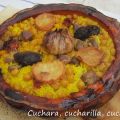 Arroz al horno con calabaza