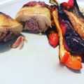  Parrilla verduras y rollo de pollo en Freidora[...]