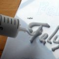 Jeringa para escribir o dibujar
