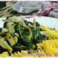 SETAS SALTEADAS CON ESPINACAS