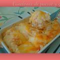 CANELONES DE PUERRO Y GAMBAS