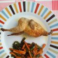 CODORNICES ASADAS CON GUARNICIÓN DE VERDURAS A[...]