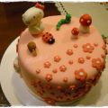 TARTA FONDANT HELLO KITTY