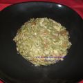 Habas fritas con huevo