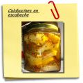 Calabacines en escabeche