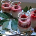 Raspberry honey creams