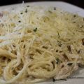 ESPAGUETIS CON ATÚN (DIETA BAJA EN COLESTEROL)