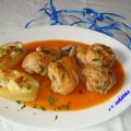 MUSLOS DE POLLO EN SALSA DE PIMIENTOS Y TOMATES[...]