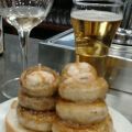 Pincho de champiñones y gambas