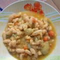 Judías blancas con sepia y gambas (Thermomix)[...]