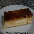 Flan de turrón