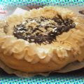 TARTA PAVLOVA DE CAFÉ CON NATA Y CHOCOLATE