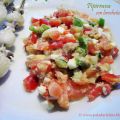 PIPIRRANA CON BROCHETAS DE SEPIA