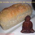 Pan de molde con semillas de amapola