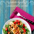 ensalada de pollo y anacardos con miel[...]